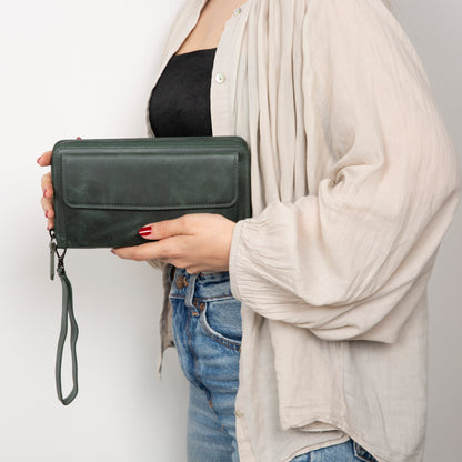 Anchorage Leather Wallet – Phone Holder & 12 Card Slots-4