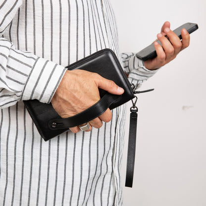 Anchorage Leather Wallet – Phone Holder & 12 Card Slots-5