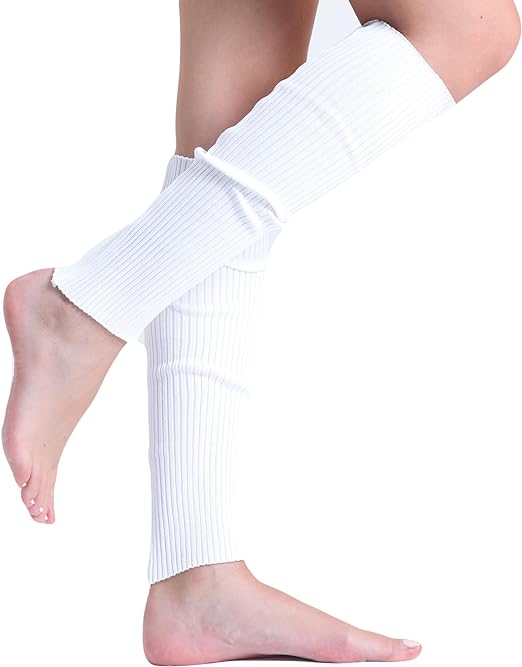 1 Pair Women's Knitted Leg Warmers for Cold Weather 21 Inches Long-6
