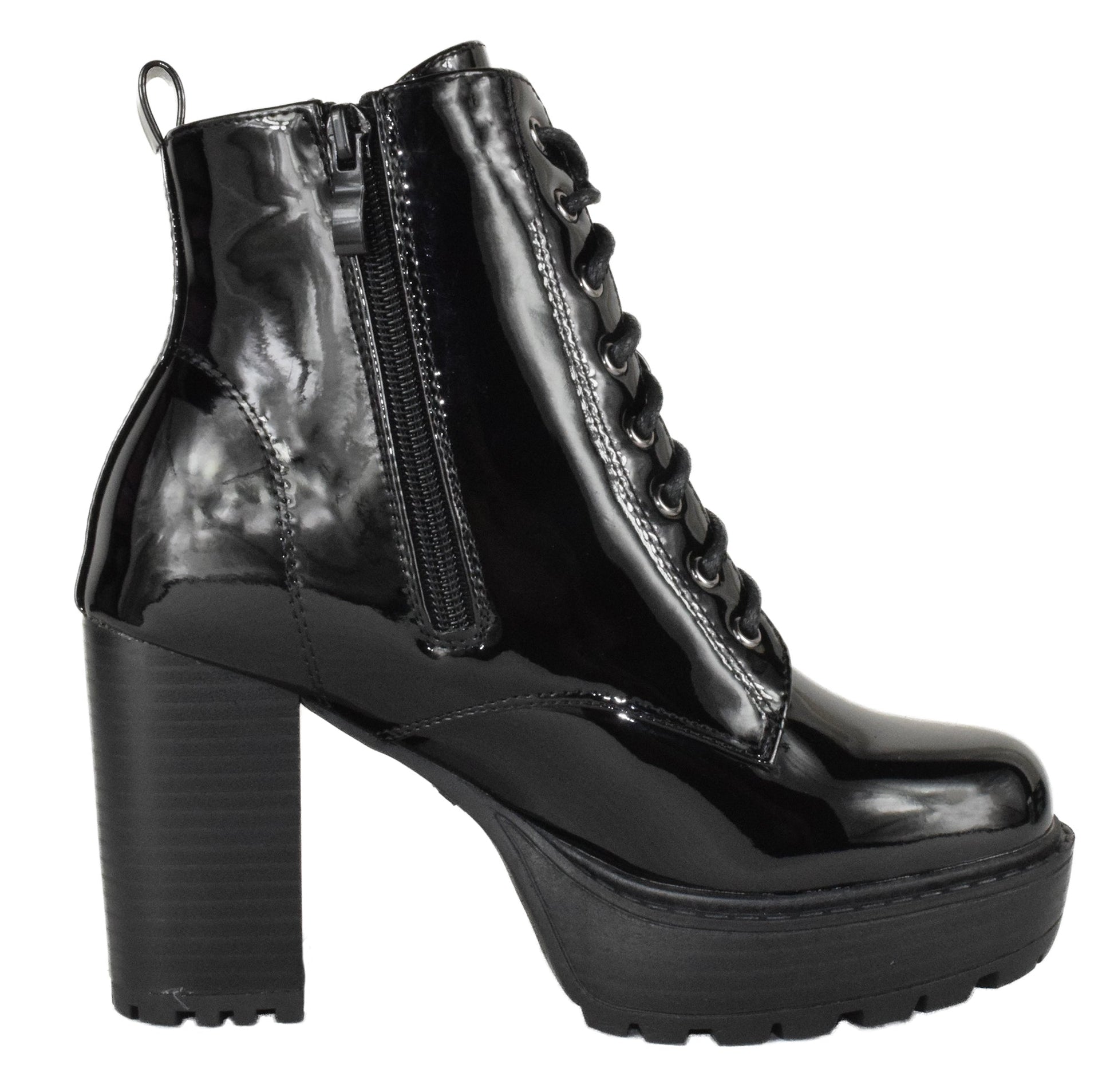 KENNEDY-1 Black Patent Top Moda-2