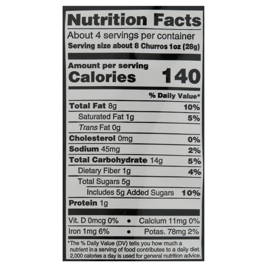 DCRAVE CHURROS ORGL CINM ( 6 X 4 OZ   )-0