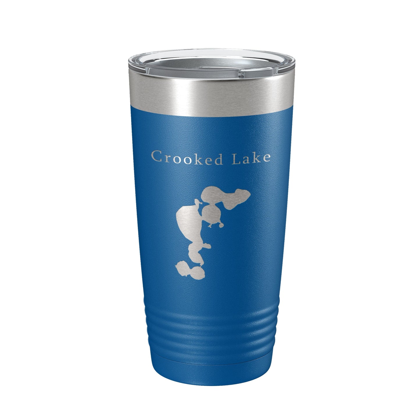 Crooked Lake Map Tumbler Travel Mug Insulated Laser Engraved Coffee Cup Florida 20 oz-6