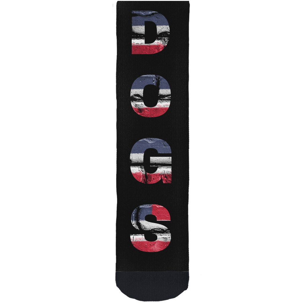 Dogs Black Socks-1