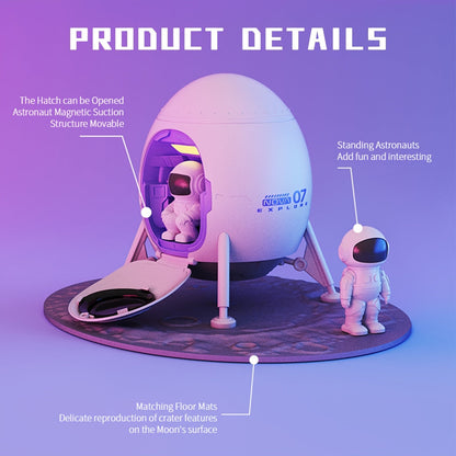 Astronaut Galaxy Projector with Lunar Mat-2