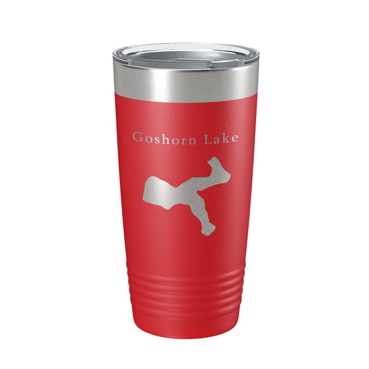 Goshorn Lake Map Tumbler Travel Mug Insulated Laser Engraved Coffee Cup Michigan 20 oz-10