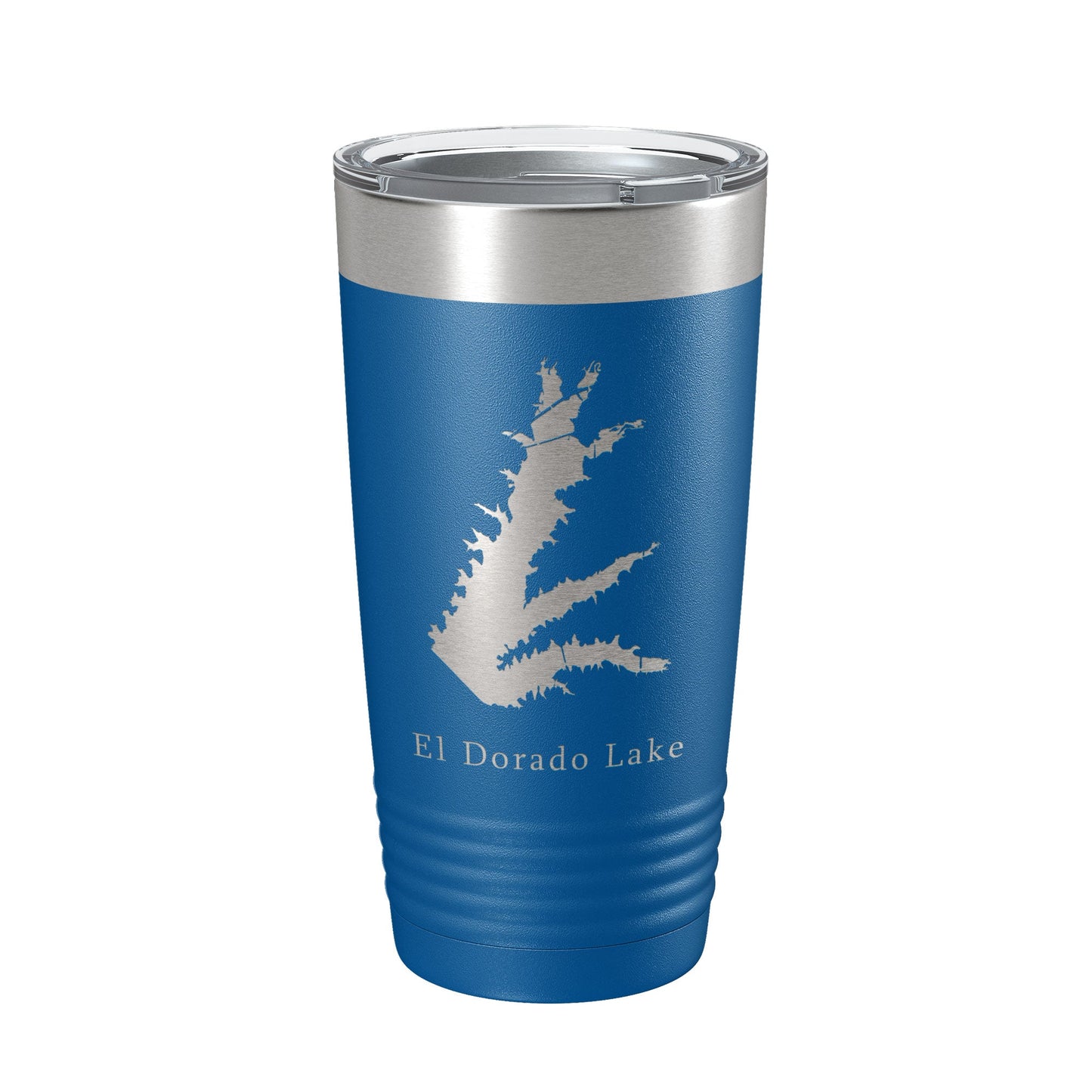 El Dorado Lake Map Tumbler Travel Mug Insulated Laser Engraved Coffee Cup Kansas 20 oz-6