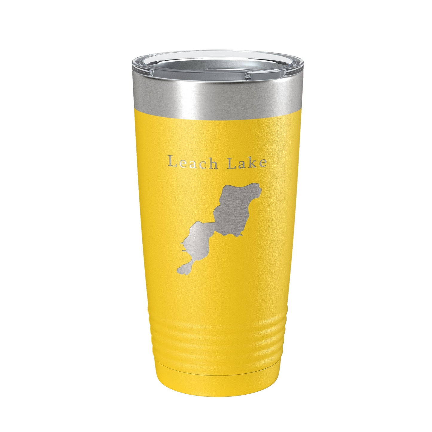 Leach Lake Map Tumbler Travel Mug Insulated Laser Engraved Coffee Cup Michigan 20 oz-4