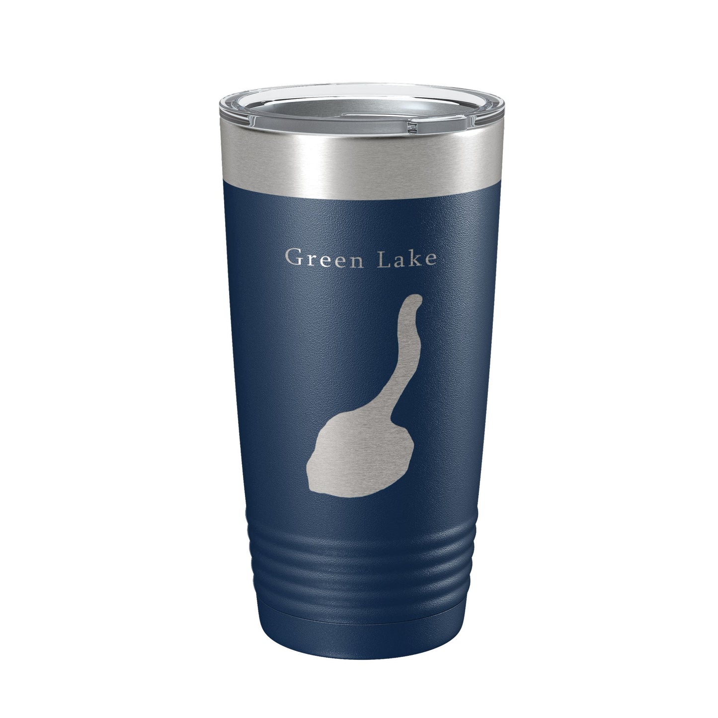 Green Lake Map Tumbler Travel Mug Insulated Laser Engraved Coffee Cup New York 20 oz-8