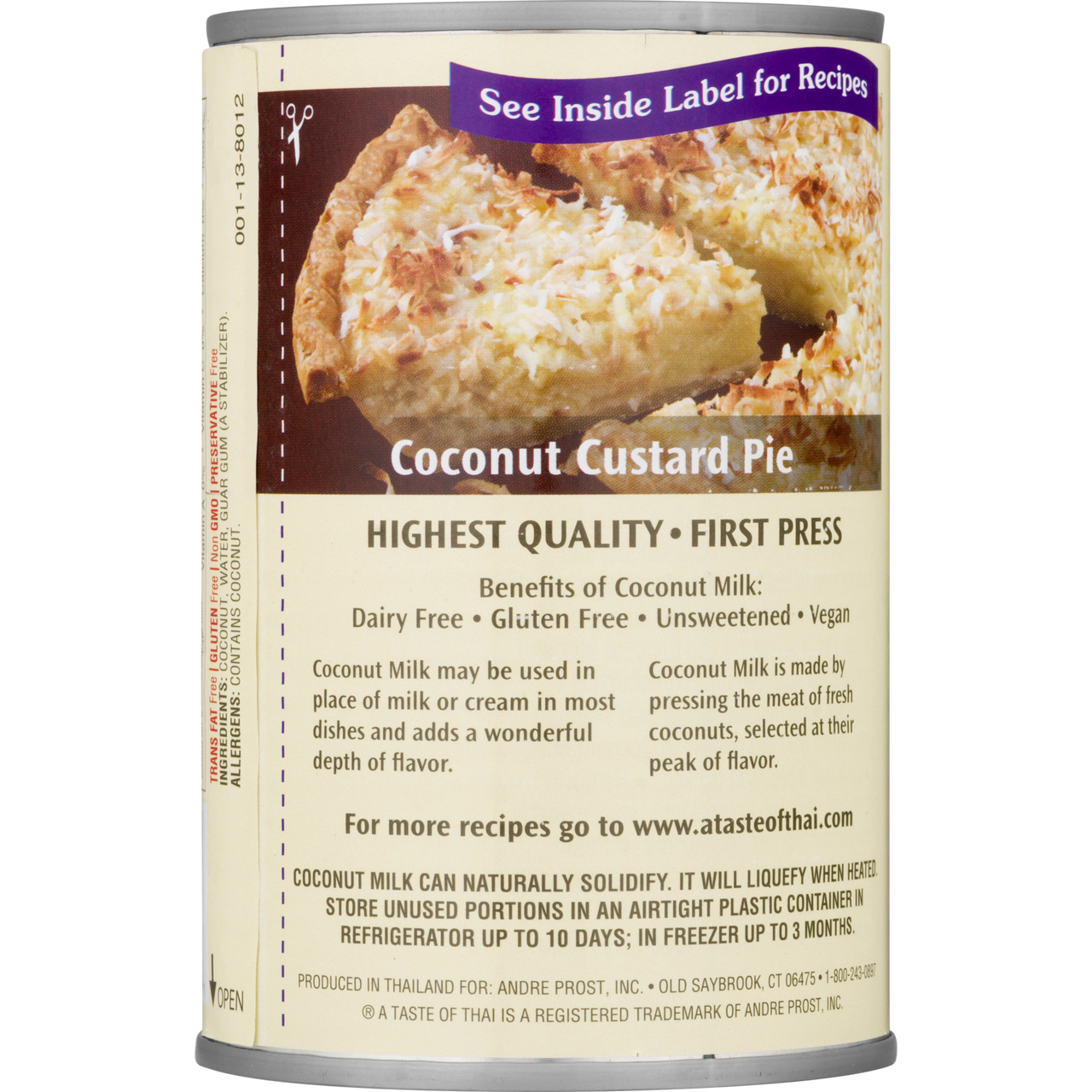 A Taste Of Thai Coconut Milk (12x13.5OZ )-5