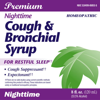 Boericke & Tafel Nighttime Cough & Bronchial Syrup (1x8 Oz)-2