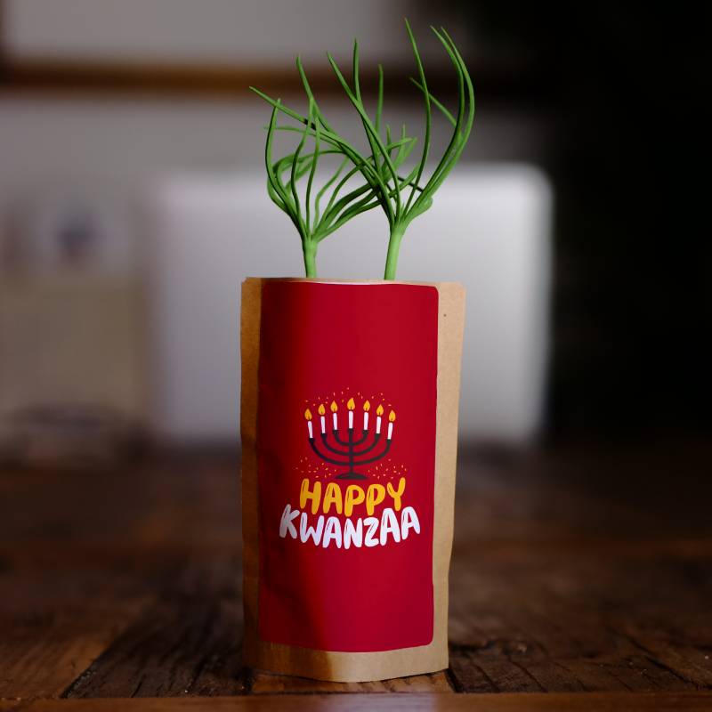Happy Kwanzaa Candles Growing Kit-0