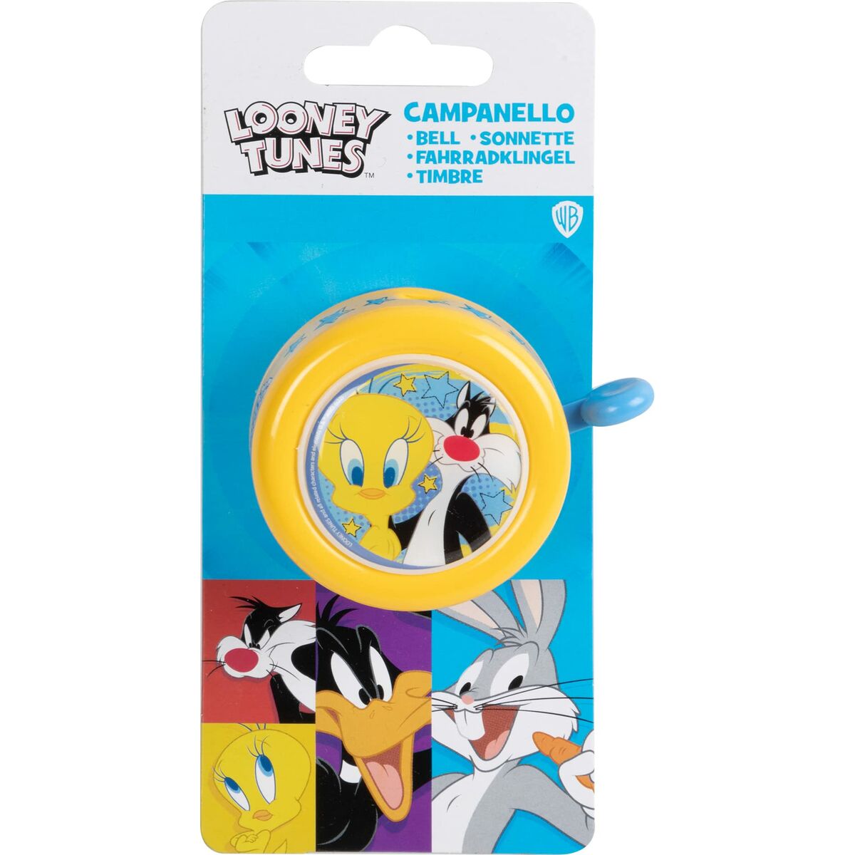 Children's Bike Bell Looney Tunes CZ10962 Yellow-2