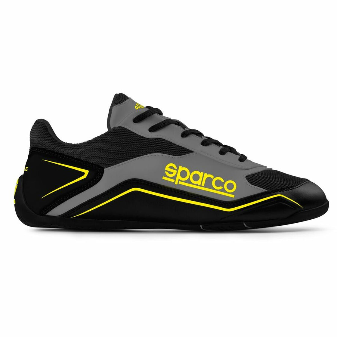 Racing Ankle Boots Sparco S-POLE Black/Yellow 36-0