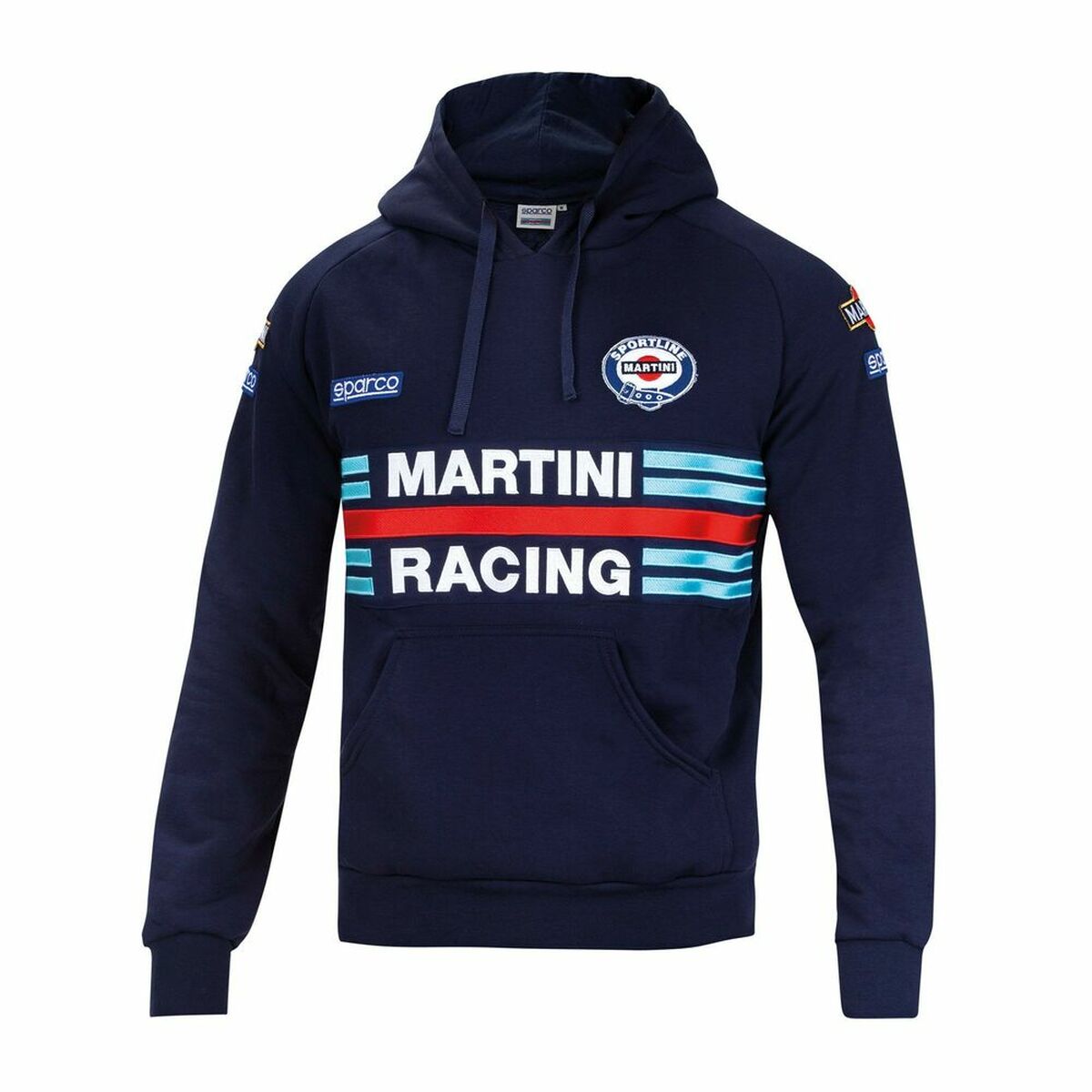 Hoodie Sparco Martini Racing Navy Blue-0