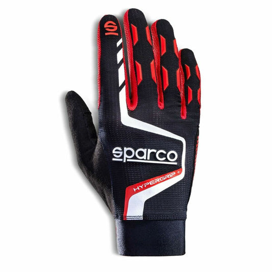 Gloves Sparco HYPERGRIP+ Black/Red Multicolour-0