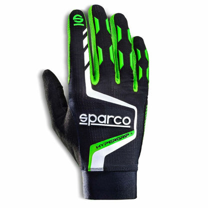 Gloves Sparco HYPERGRIP+ 9 Black/Green-0