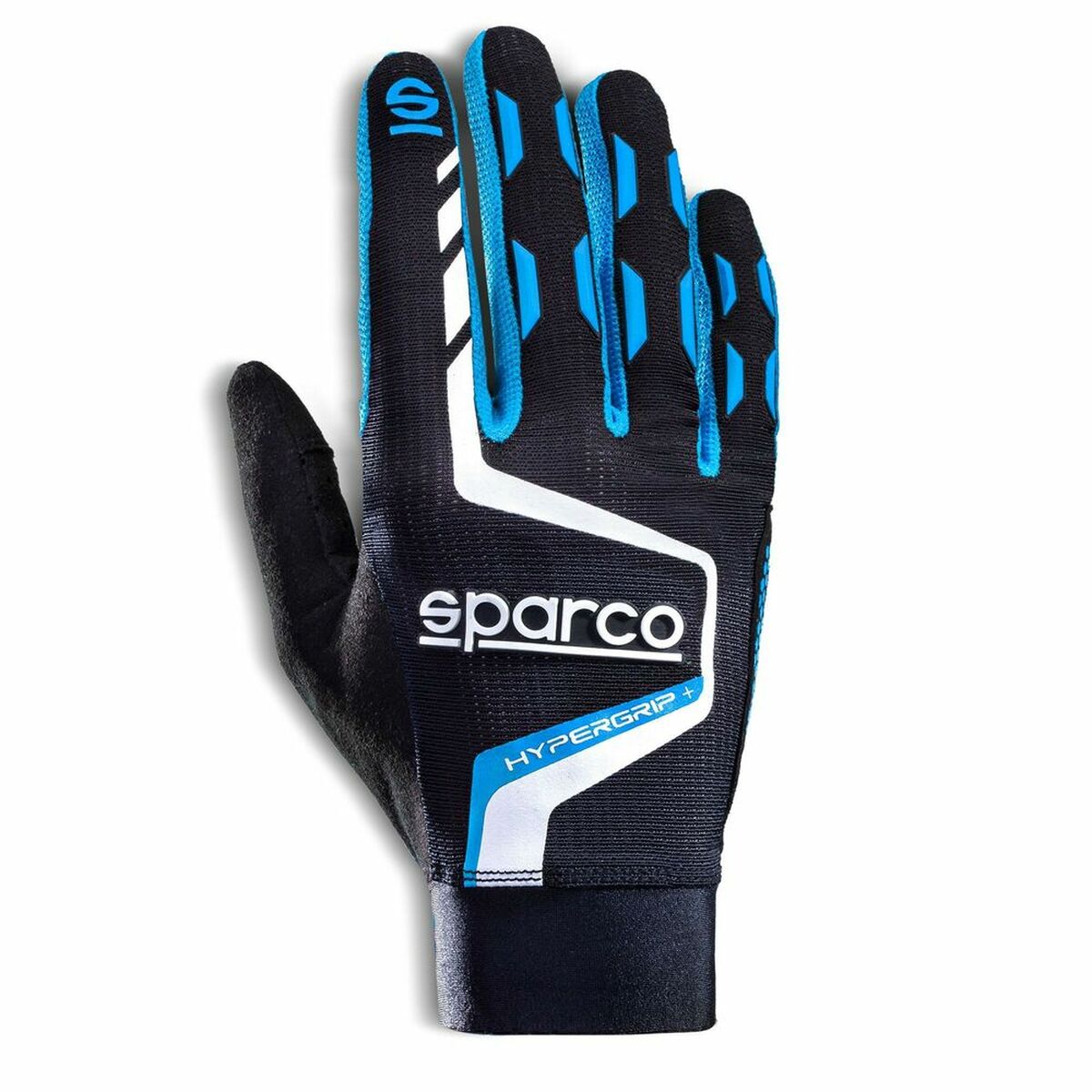 Gloves Sparco Hipergrip+ Blue/Black Size 10-0