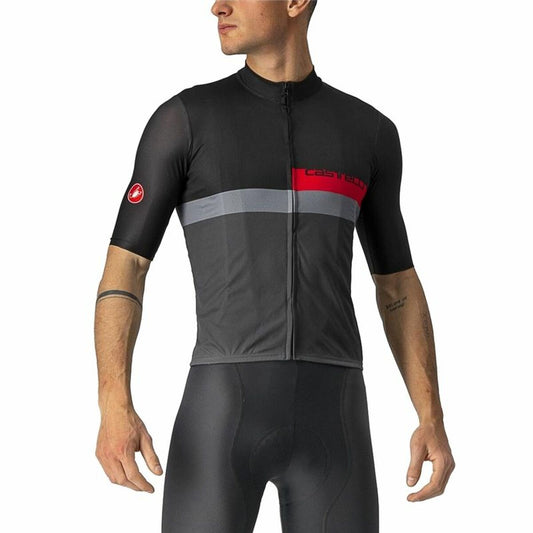 Cycling jersey Castelli A Blocco Black-0