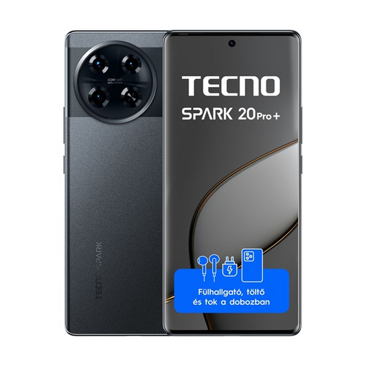 Chytrý telefon Tecno Spark 20 Pro+ 8 GB / 256 GB 4G (LTE) grafit (10052446)-0