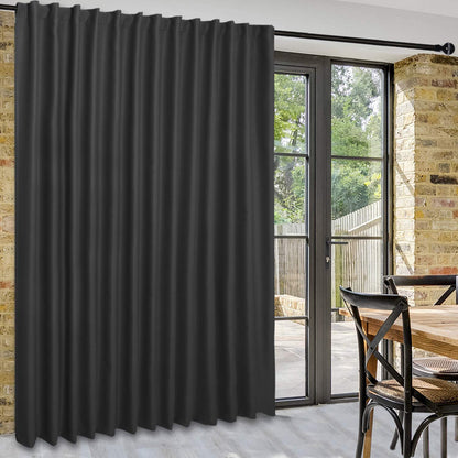 DWCN 1 Panel Wide Width Blackout Curtain, Room Divider Curtains-7
