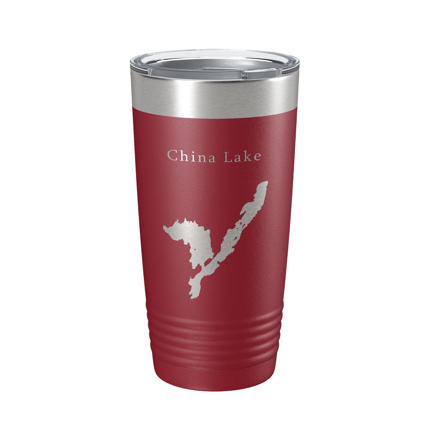 China Lake Map Tumbler Travel Mug Insulated Laser Engraved Coffee Cup Maine 20 oz-18