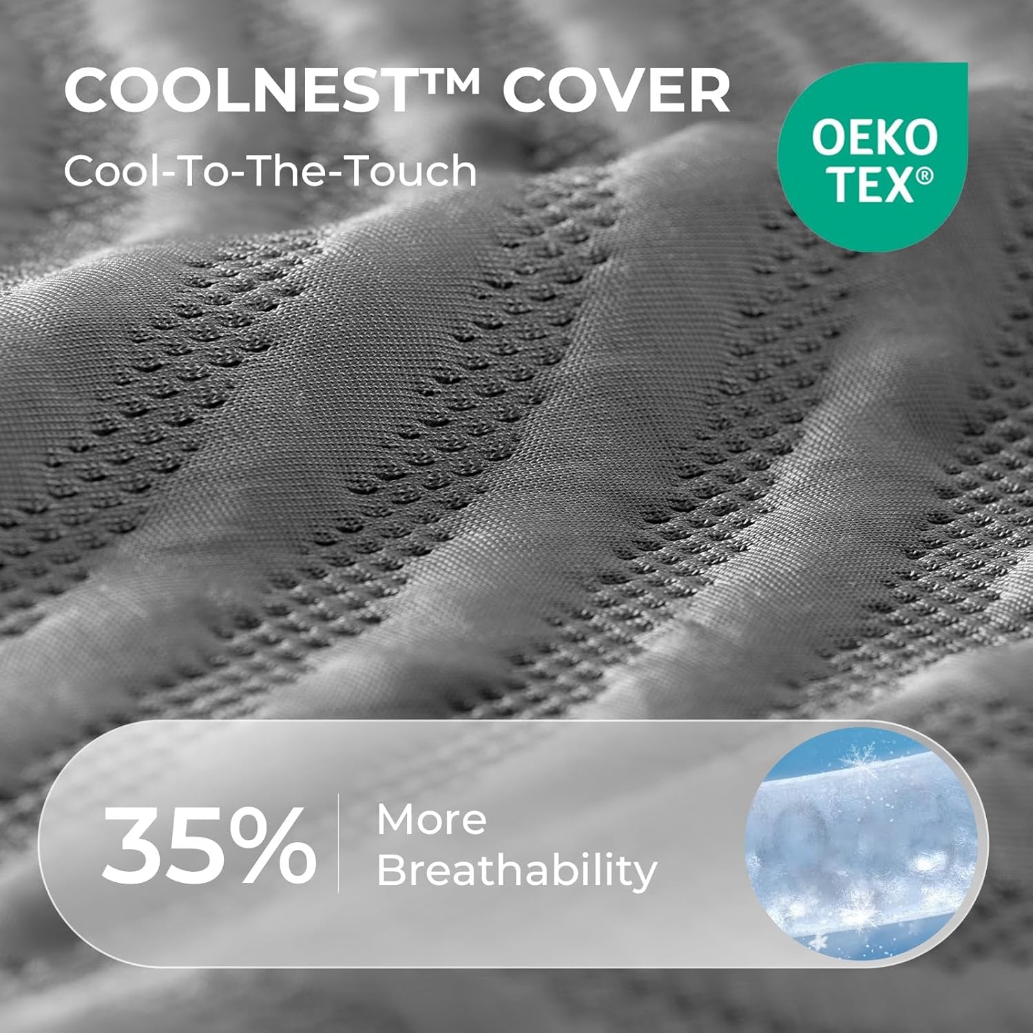 Cooling Gel Memory Foam Queen Mattress for Comfort-3