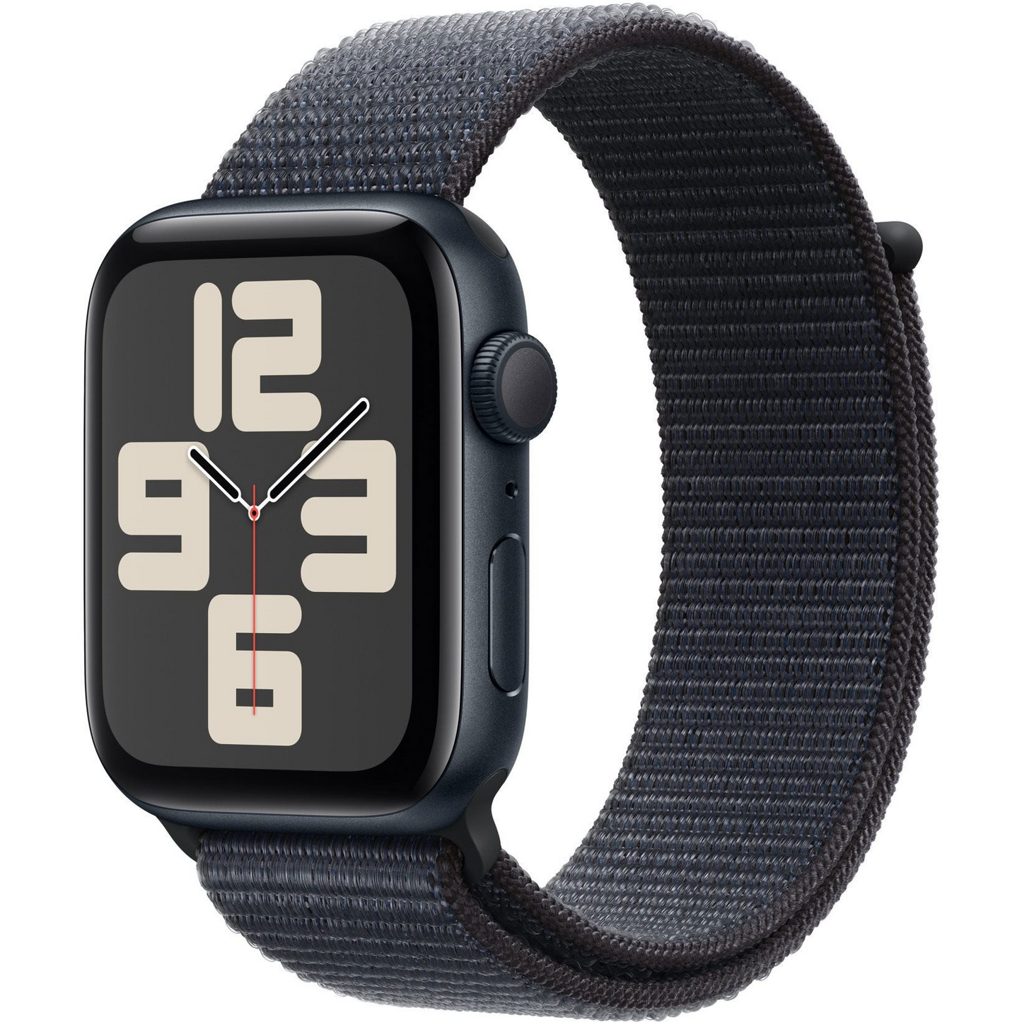 Apple Watch SE 44mm Midnight Aluminium Case with Ink Sport Loop (MXEP3QH/A)-0