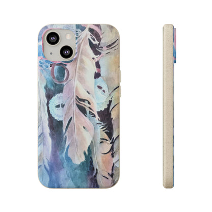 Biodegradable Phone Case with 'Conchos' Watercolor Original Artwork by Barbara Cleary-22