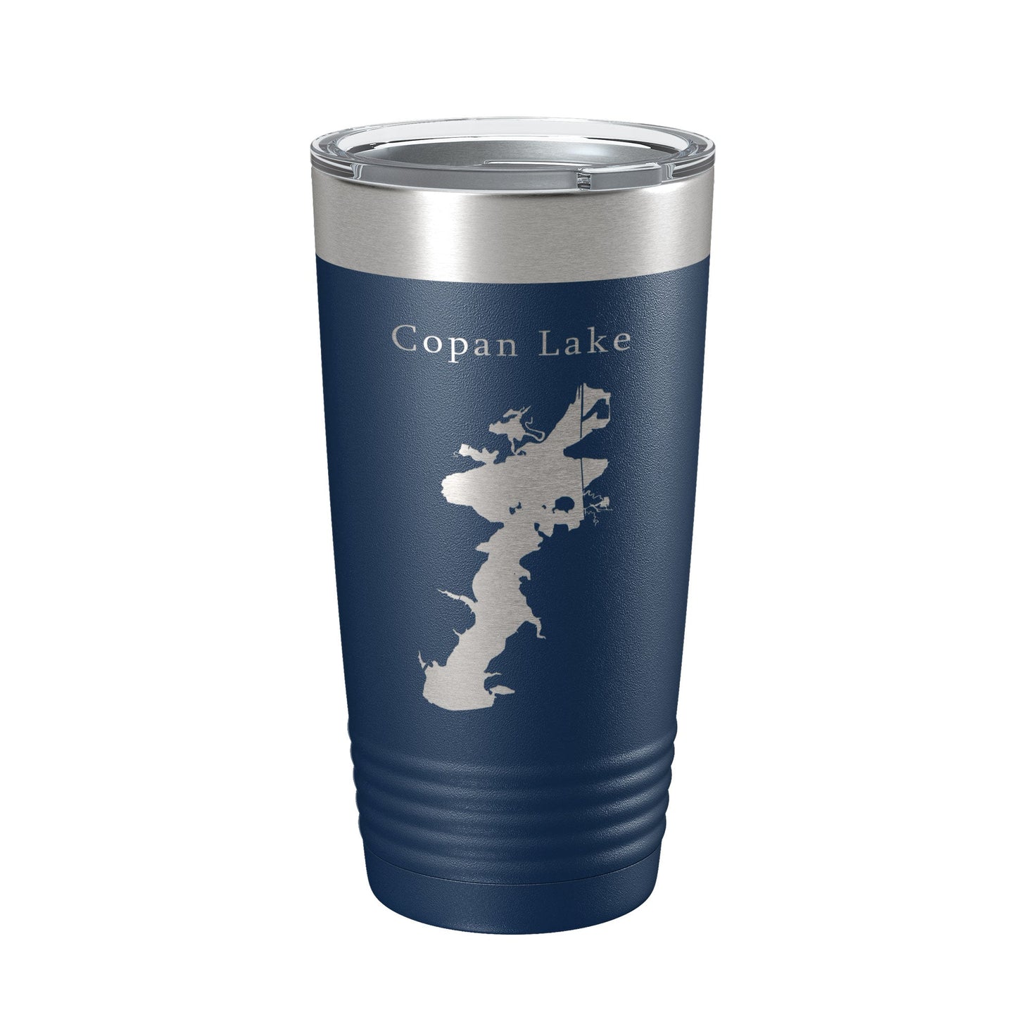 Copan Lake Map Tumbler Travel Mug Insulated Laser Engraved Coffee Cup Oklahoma 20 oz-8