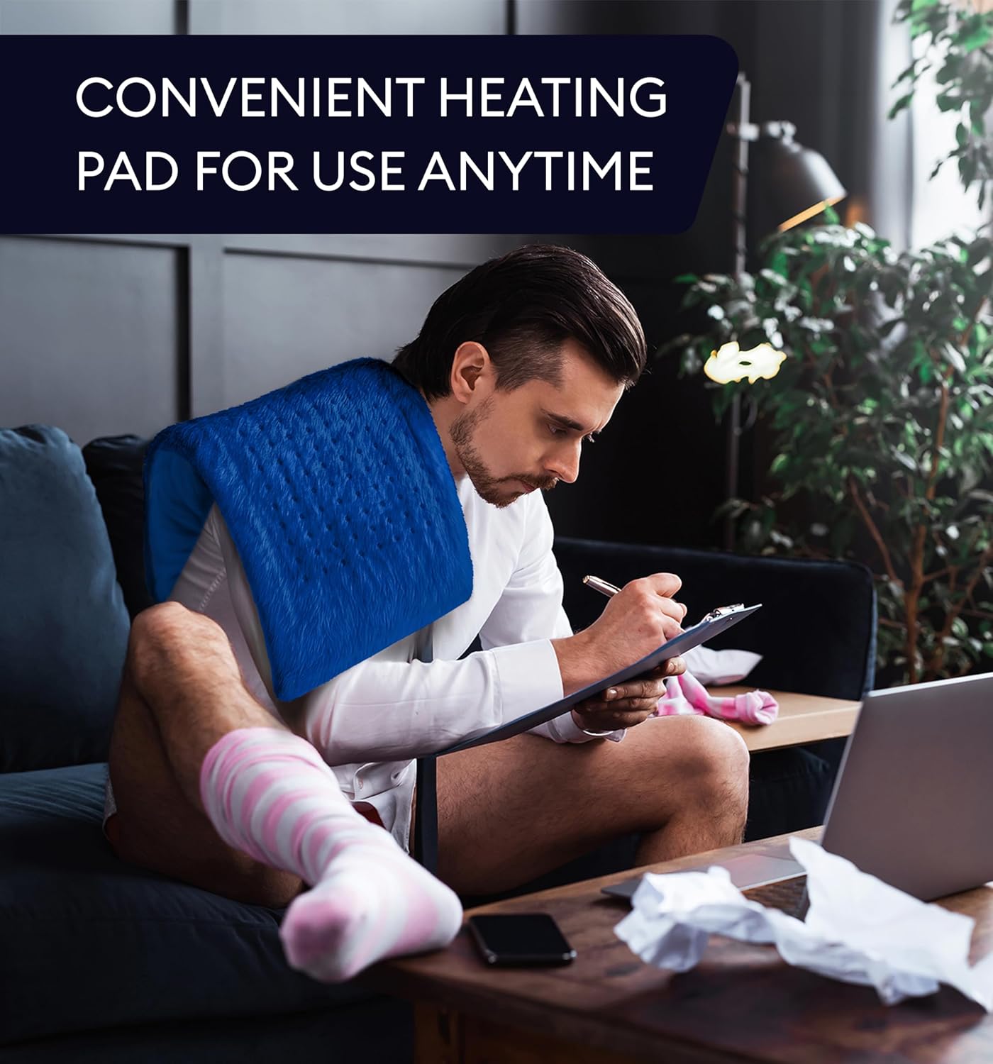 Heating Pad XL, Space Blue-1