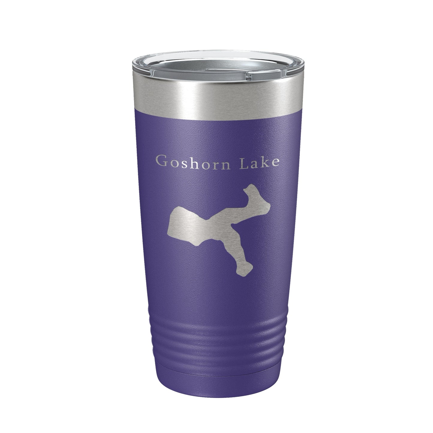 Goshorn Lake Map Tumbler Travel Mug Insulated Laser Engraved Coffee Cup Michigan 20 oz-15