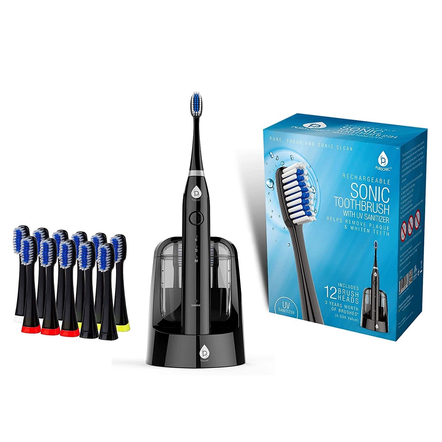 Electric Smart Series Rechargeable Toothbrush with UV Sanitizing Function-0