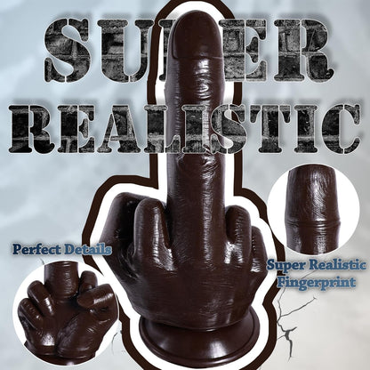 CraveTorque 9.2" Middle Finger Dildo-4
