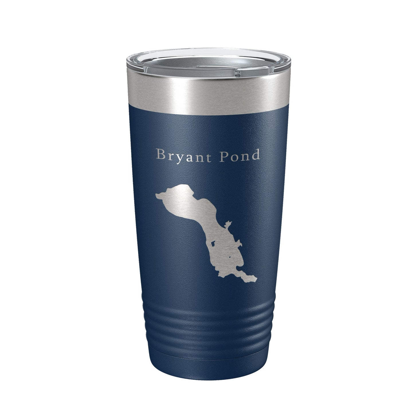 Bryant Pond Lake Christopher Map Tumbler Travel Mug Insulated Laser Engraved Coffee Cup Maine 20 oz-2