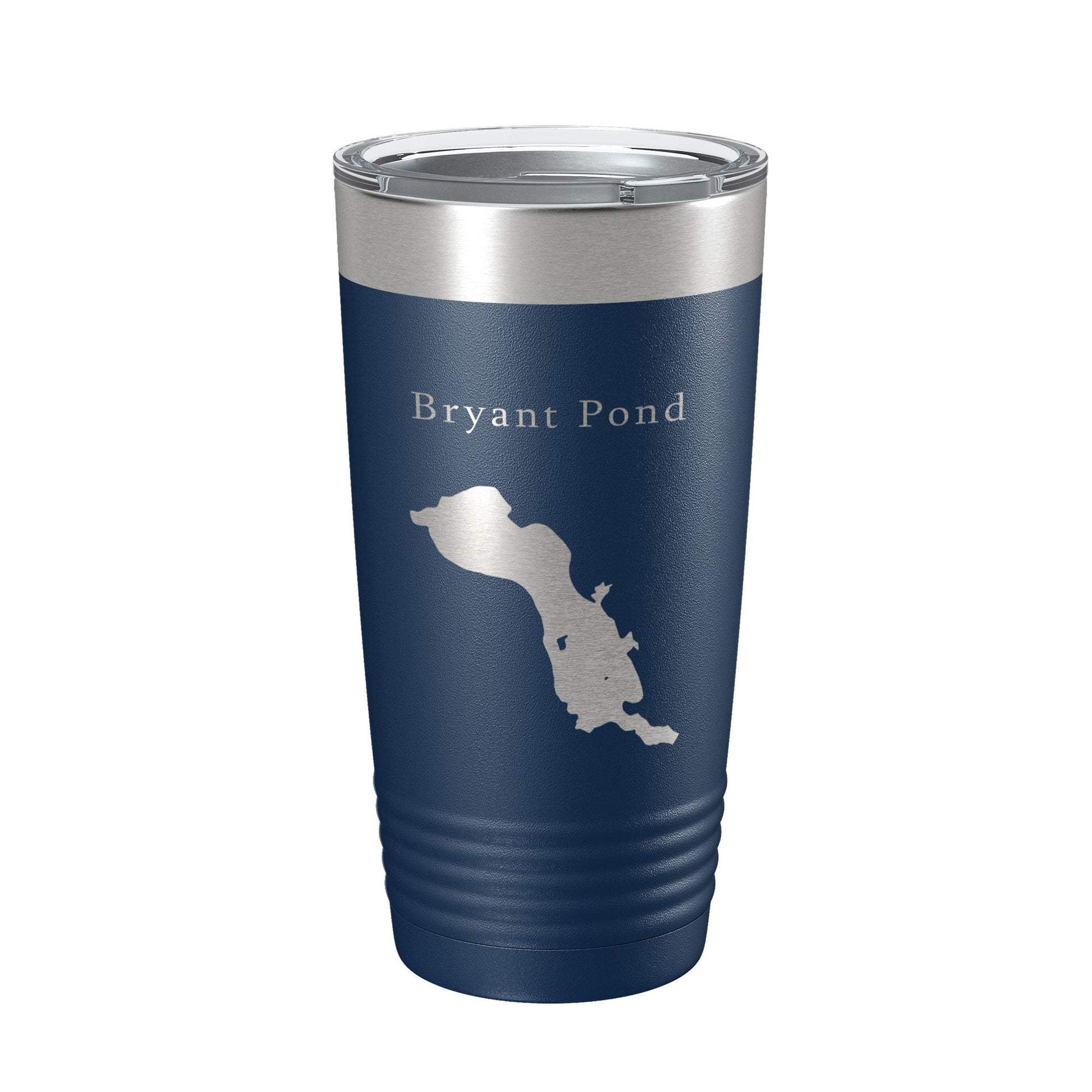 Bryant Pond Lake Christopher Map Tumbler Travel Mug Insulated Laser Engraved Coffee Cup Maine 20 oz-2