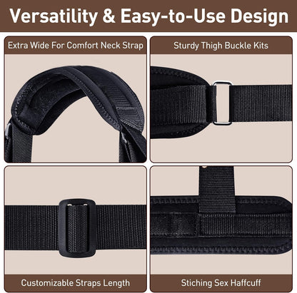 VelourCharm Kinky BDSM Bondage Restraints-3