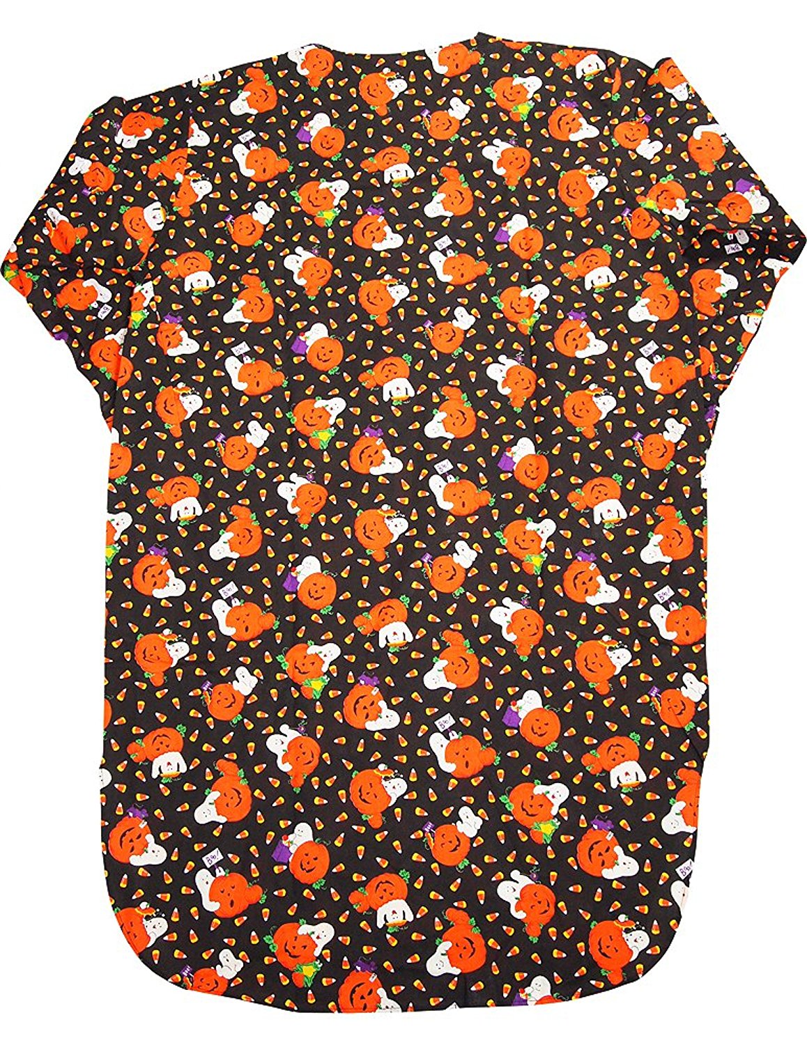 Knothe - Mens Long Sleeve Halloween Broadcloth Nightshirt-1