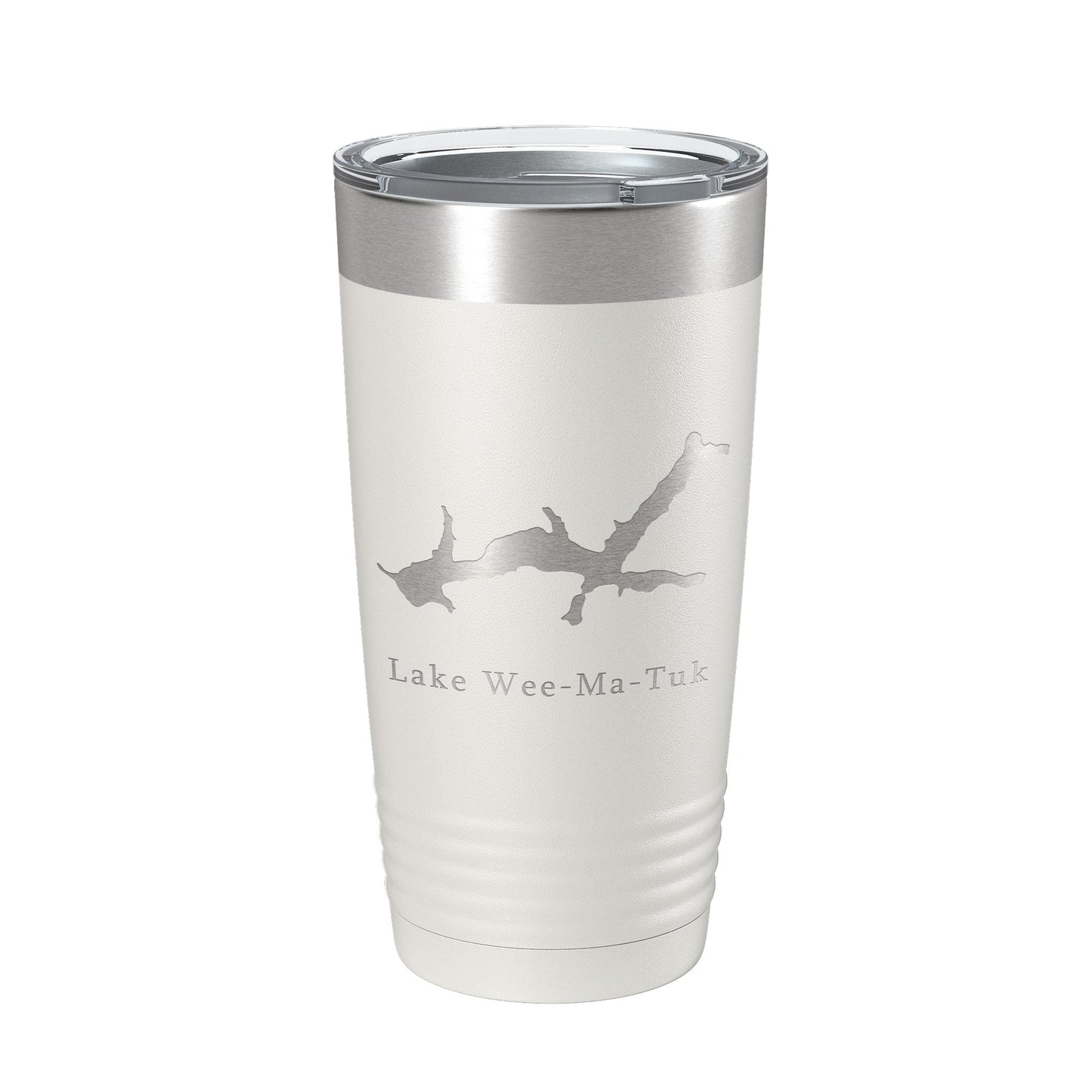 Lake Wee-Ma-Tuk Map Tumbler Travel Mug Insulated Laser Engraved Coffee Cup Illinois 20 oz-7