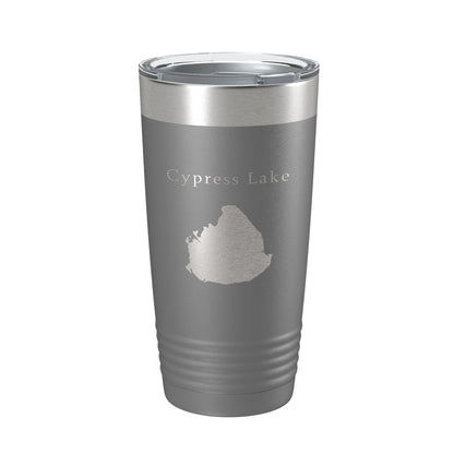 Cypress Lake Map Tumbler Travel Mug Insulated Laser Engraved Coffee Cup Kissimmee Orlando Florida 20 oz-16