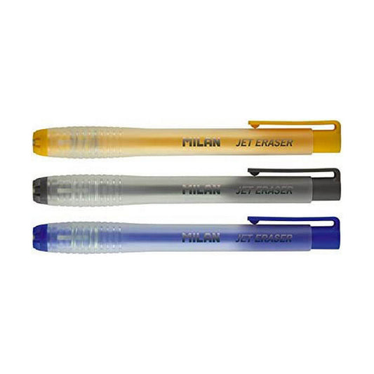 Eraser Milan Jet eraser Pencil Blue Multicolour-0