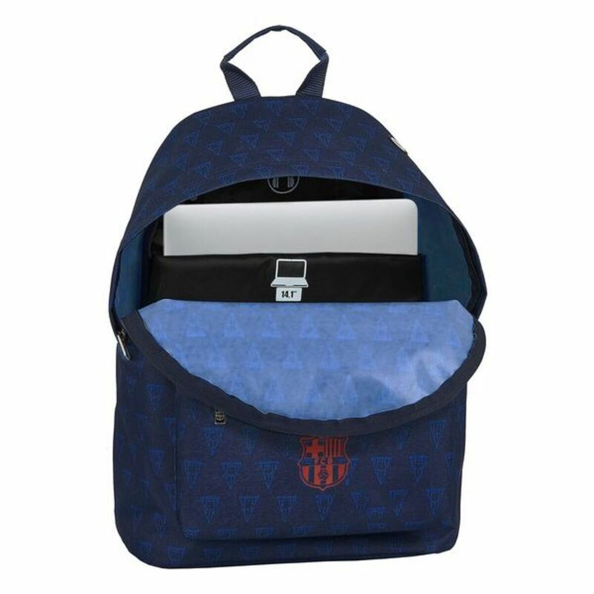 Laptop Backpack F.C. Barcelona 14,1'' Navy Blue 31 x 41 x 16 cm-1