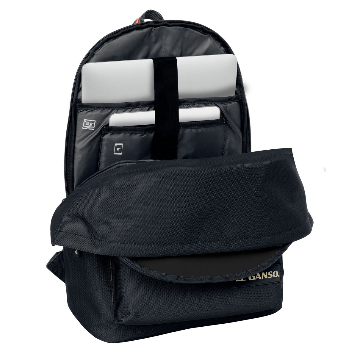 Laptop Backpack El Ganso Basics Black 31 x 44 x 18 cm-4
