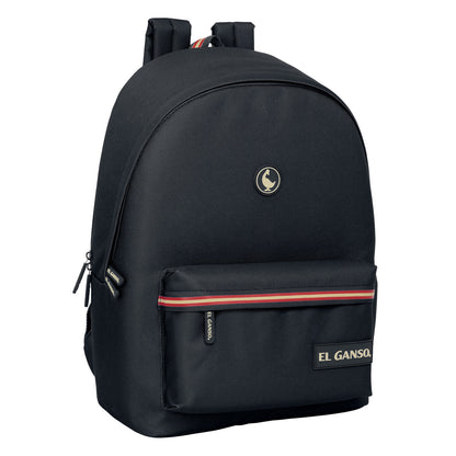 Laptop Backpack El Ganso Basics Black 31 x 44 x 18 cm-0