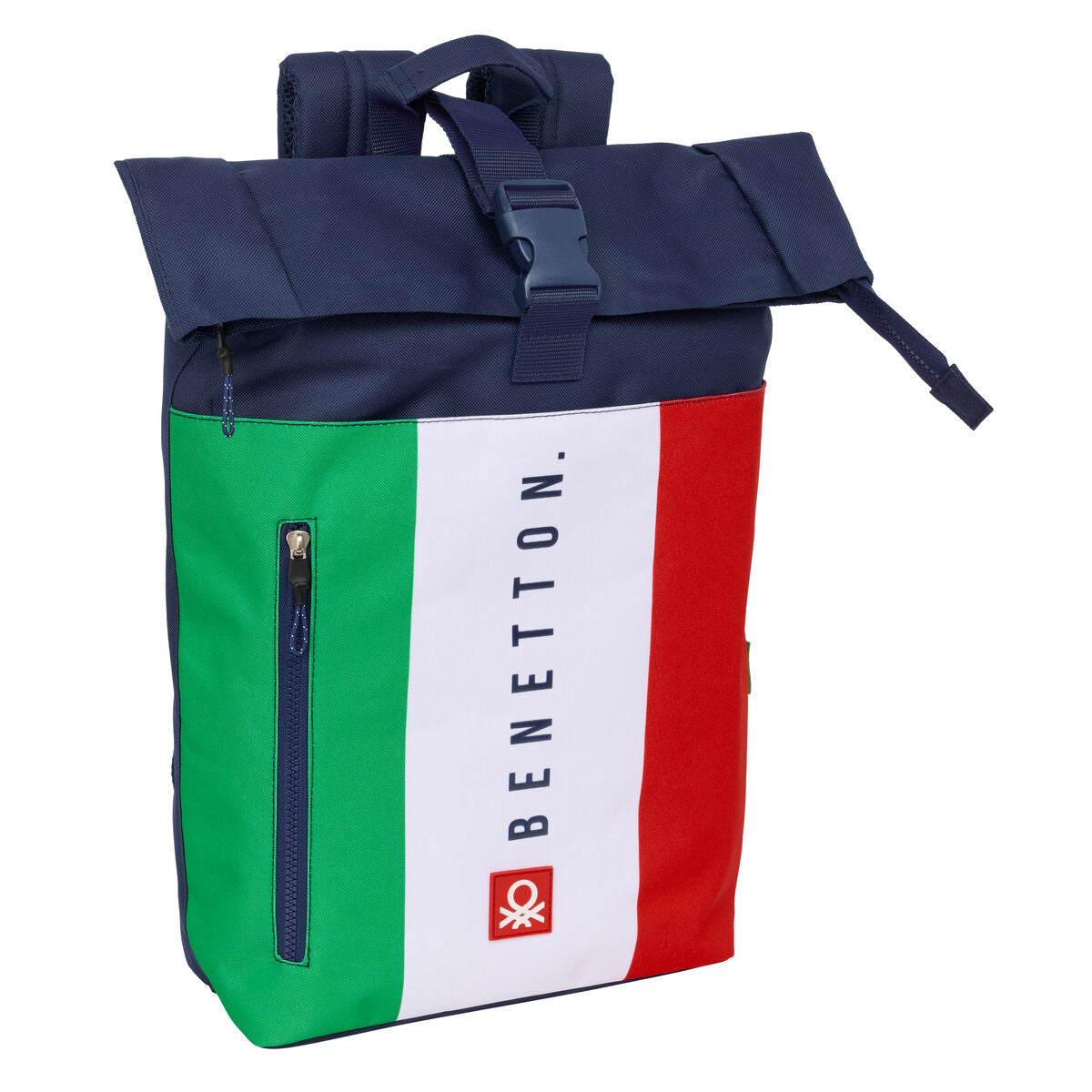Laptop Backpack Benetton Flag Navy Blue 28 x 42 x 13 cm-0