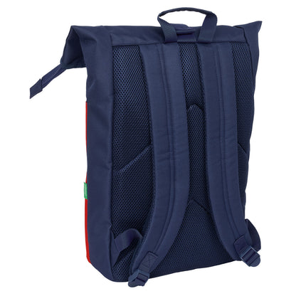 Laptop Backpack Benetton Flag Navy Blue 28 x 42 x 13 cm-3
