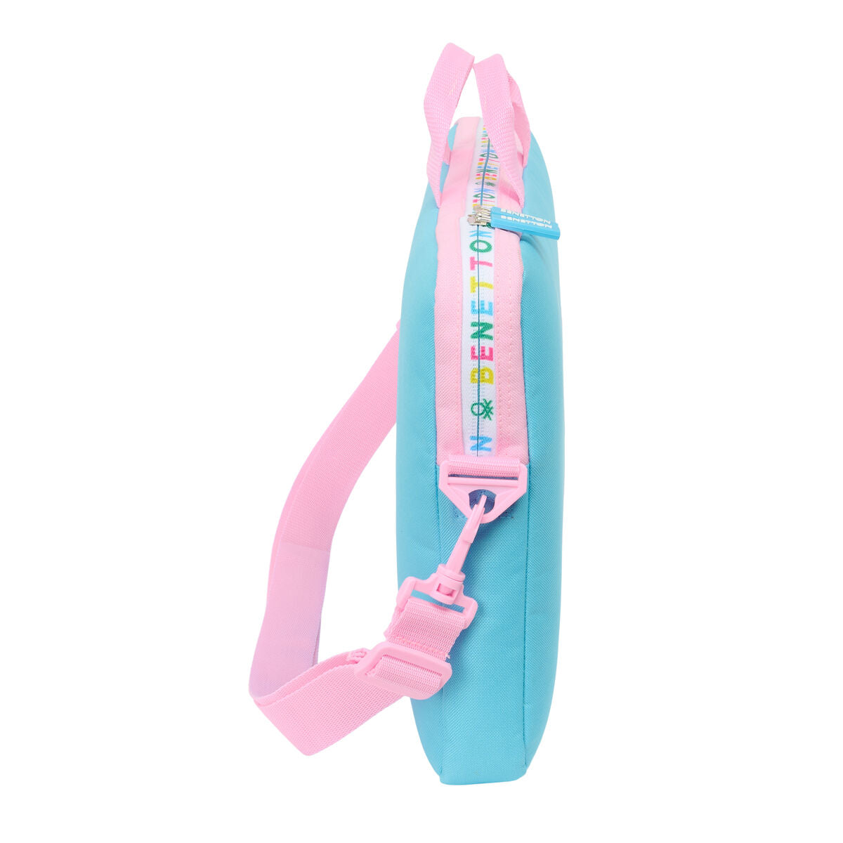 Laptop Case Benetton Unique Pink Turquoise 40 x 27 x 4 cm-1
