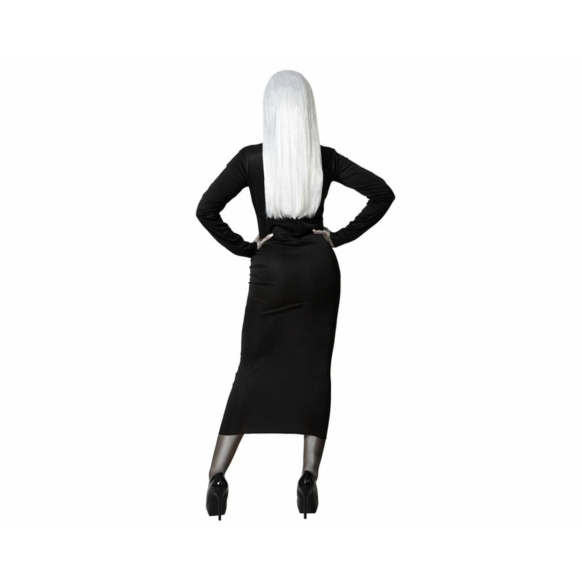 Costume for Adults Black Skeleton M/L-6