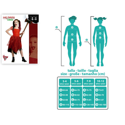 Costume for Children Bloody Harlequin-2