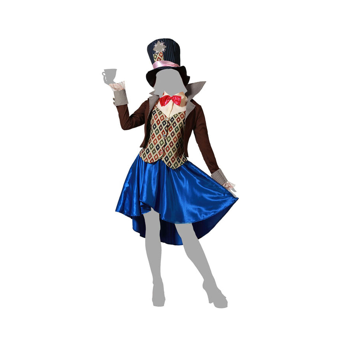 Costume for Adults Crazy Female Milliner-4