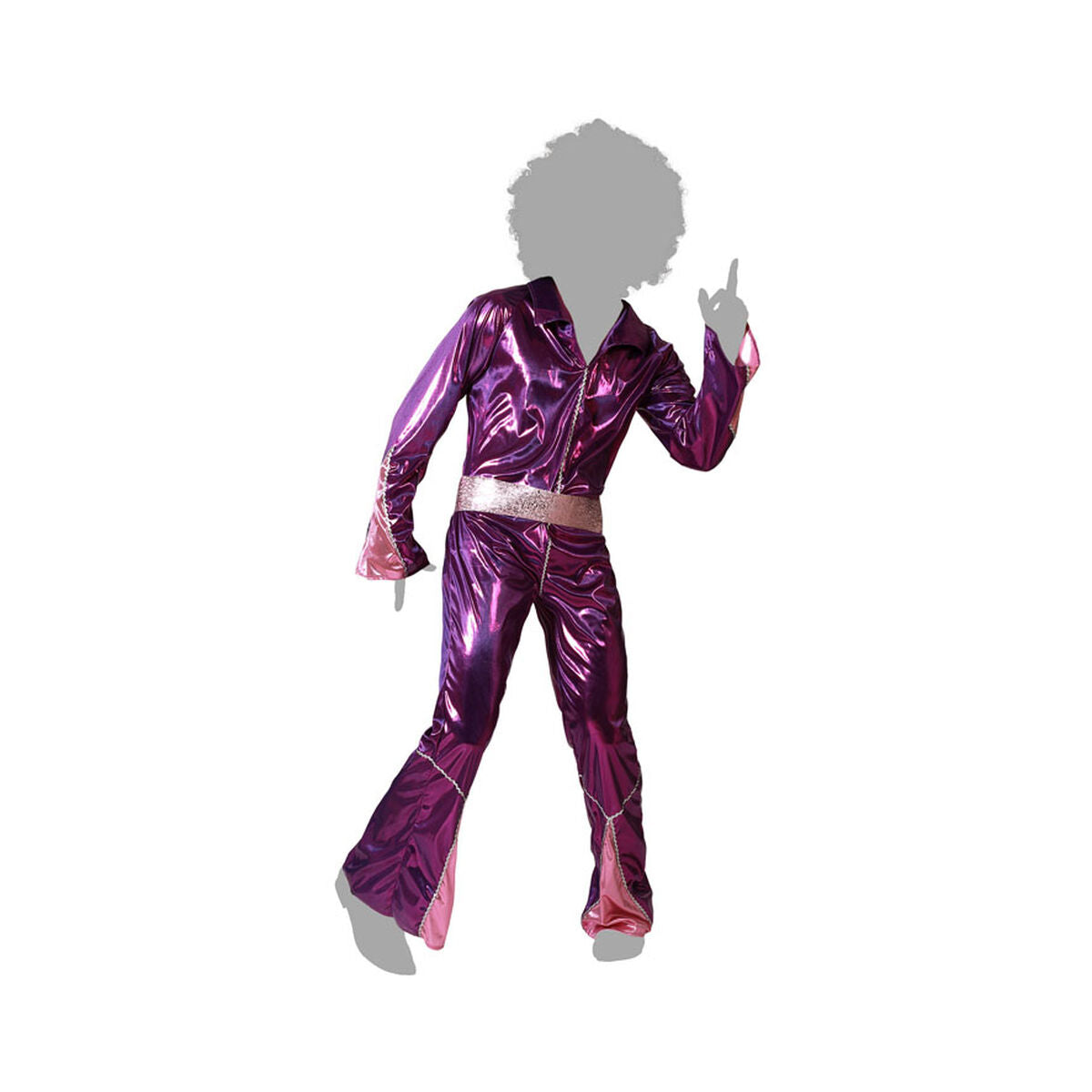 Costume for Adults Fuchsia Disco-1